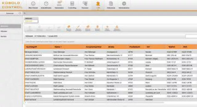Dokumente und Adressen mit KOBOLD Control managen Bild: Dokumente und Adressen mit KOBOLD Control managen
