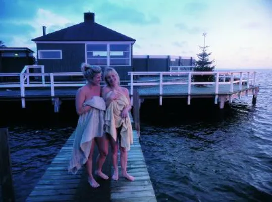 Bild: Winterliche Badefreuden wie ein Wikinger