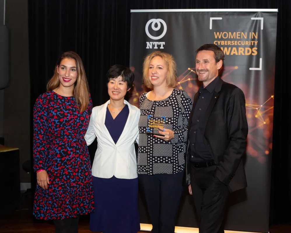 Auf der ISW Wien hat NTT Security die Women in Cybersecurity Awards vergeben. (Quelle: NTT Security)