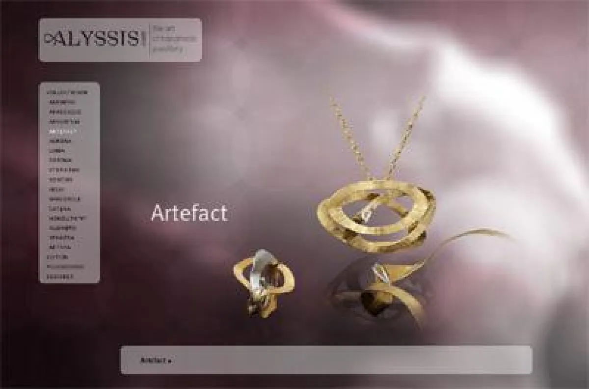 Onlineshop für Designerschmuck www.alyssis.com