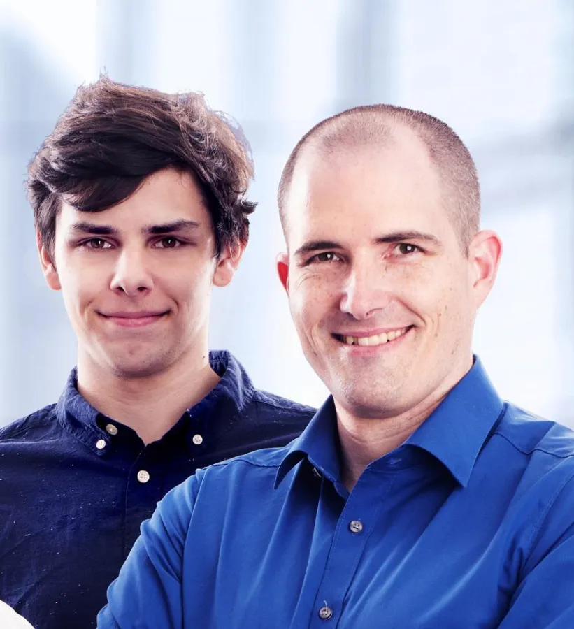 Marius Siebert (li.) und Arne Meindl (re.)