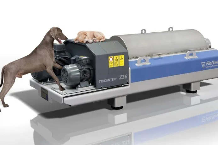 Bild: Flottweg lässt den Tricanter® Z3E „von der Leine“