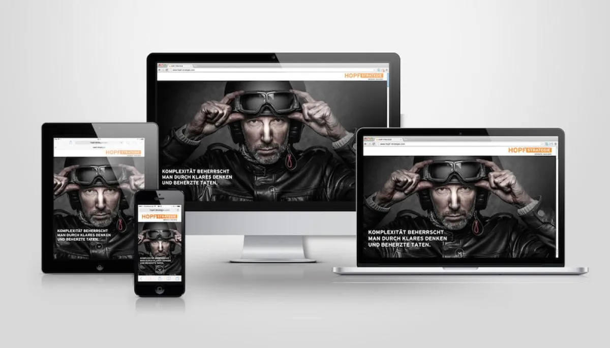 HOPF STRATEGIE auf verschiedenen Devices