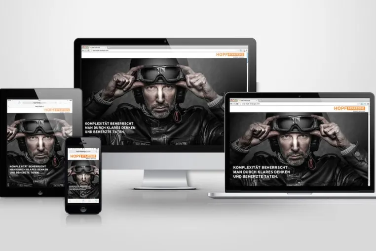 Schneller zur Information – der neue Webauftritt von HOPF STRATEGIE Bild: Schneller zur Information – der neue Webauftritt von HOPF STRATEGIE