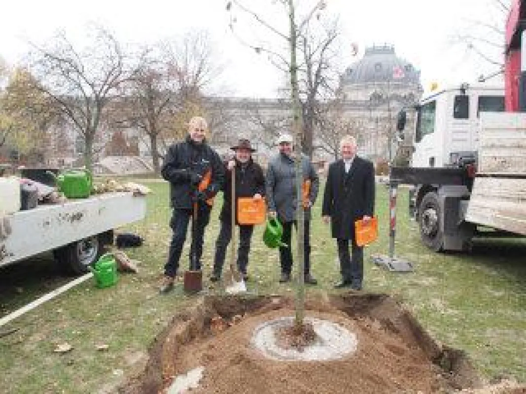 v.l.n.r. Burkhard Brauer, Manfred Tschöpe, Steffen Tremel, Thomas Schley