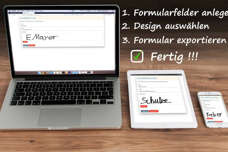 Bild: Professionelle Online-Formulare ganz einfach selbst gemacht – DA-FormMaker 4.11!