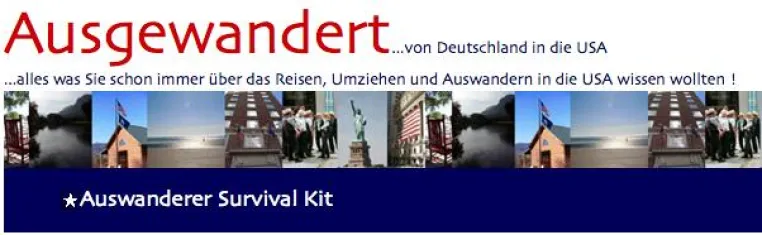Ausgewandert startet neuen Blog für Reisende u. Auswanderer in die USA Bild: Ausgewandert startet neuen Blog für Reisende u. Auswanderer in die USA