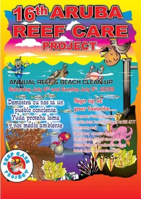Bild: Aruba Reef Care Project: Karibikinsel ruft wieder zur gemeinsamen Riff- & Strandputz-Aktion auf