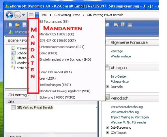 Bild: Mehrmandantenfähigkeit oder das Verwalten mehrerer Maklerbüros in einem Maklerverwaltungsprogramm