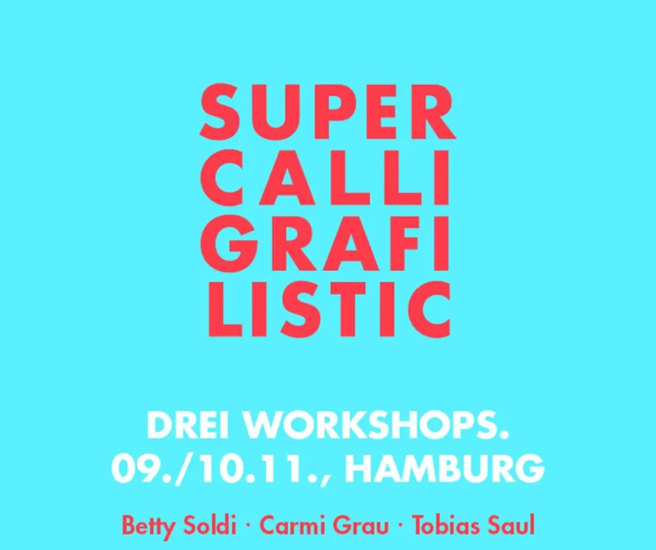 In drei Workshops dreht sich bei SUPERCALLIGRAFILISTIC alles um Kalligrafie und Handlettering.