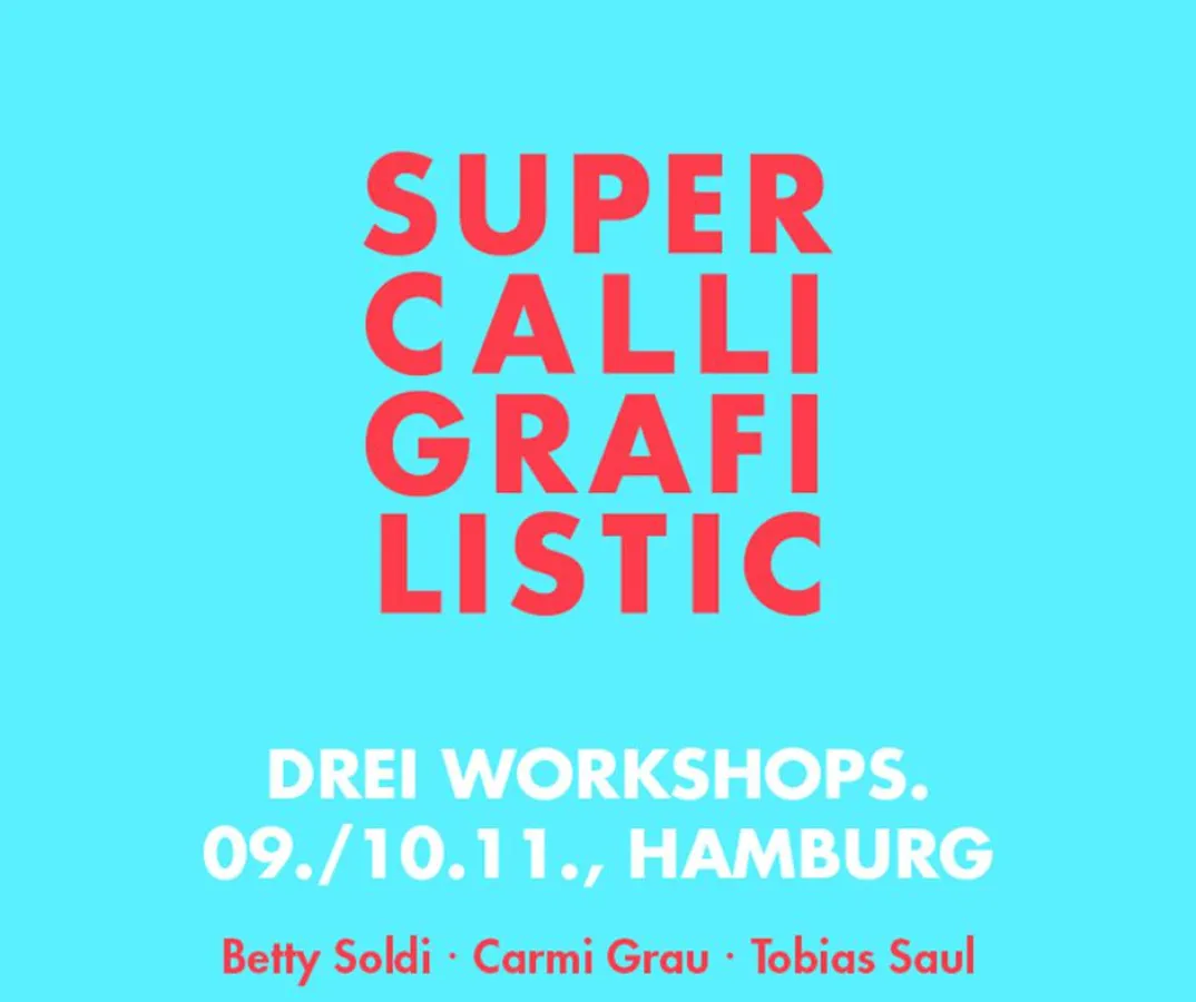 In drei Workshops dreht sich bei SUPERCALLIGRAFILISTIC alles um Kalligrafie und Handlettering.