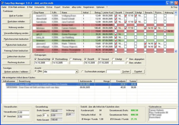 Bild: Easy-Bay-Manager 3.0: Effektiver bei eBay verkaufen