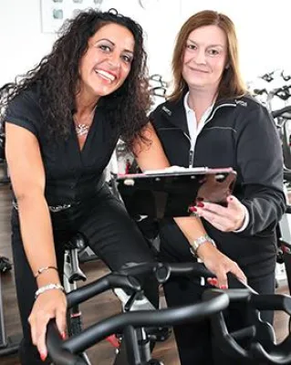 Bild: Simona Krieg verlor im Aktiv-Sportpark Moers überflüssigen Pfunde