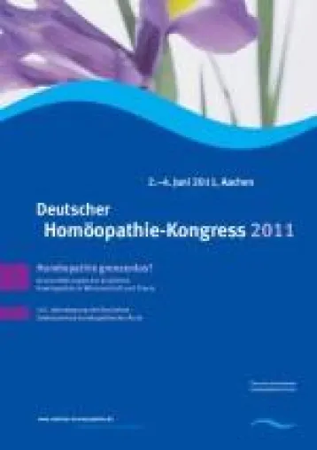 Bild: Öffentliche Veranstaltungen während des Deutschen Homöopathie-Kongresses, 2. – 4. Juni 2011 in Aachen