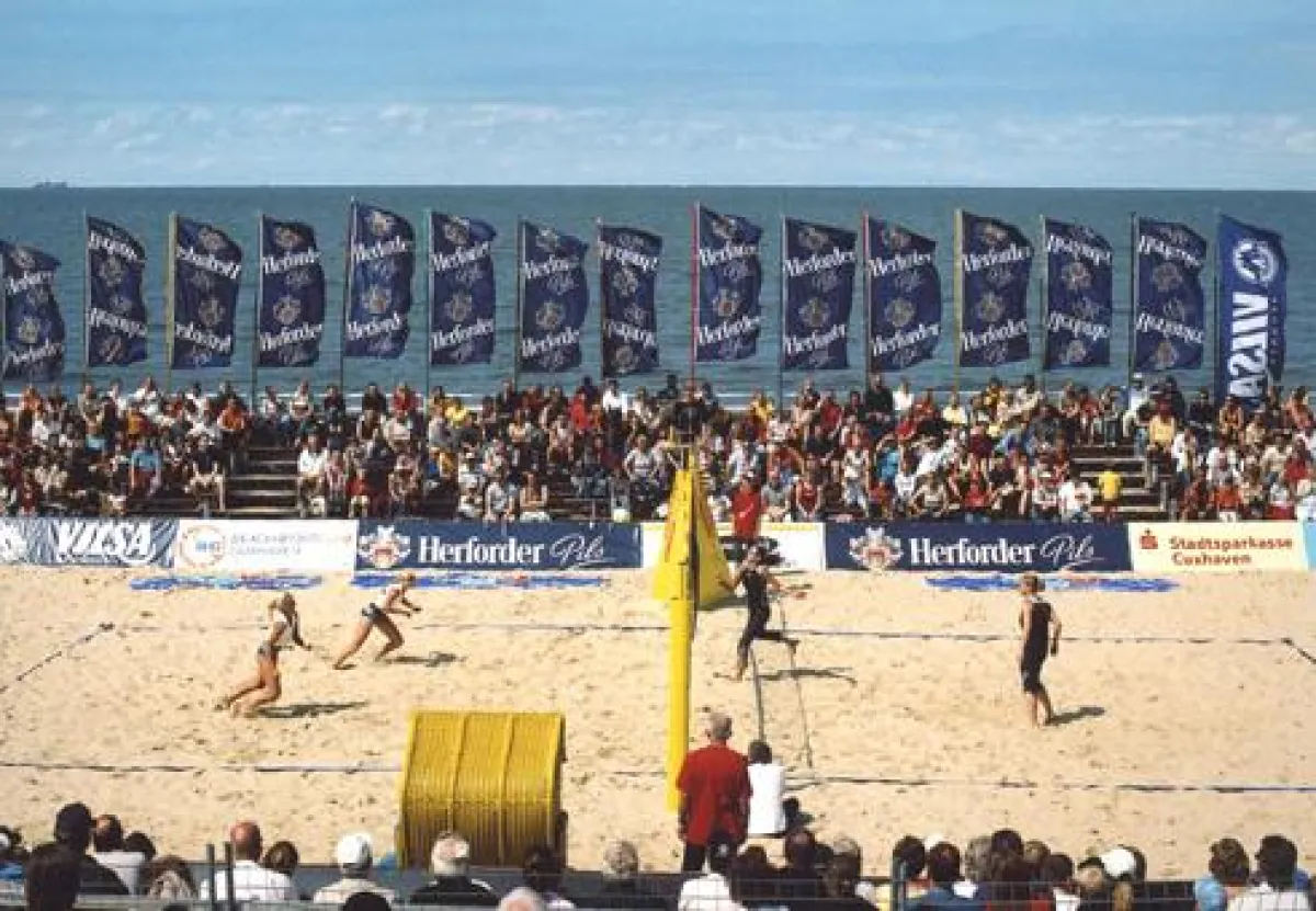 Beachsport im Stadion am Meer in Cuxhaven
