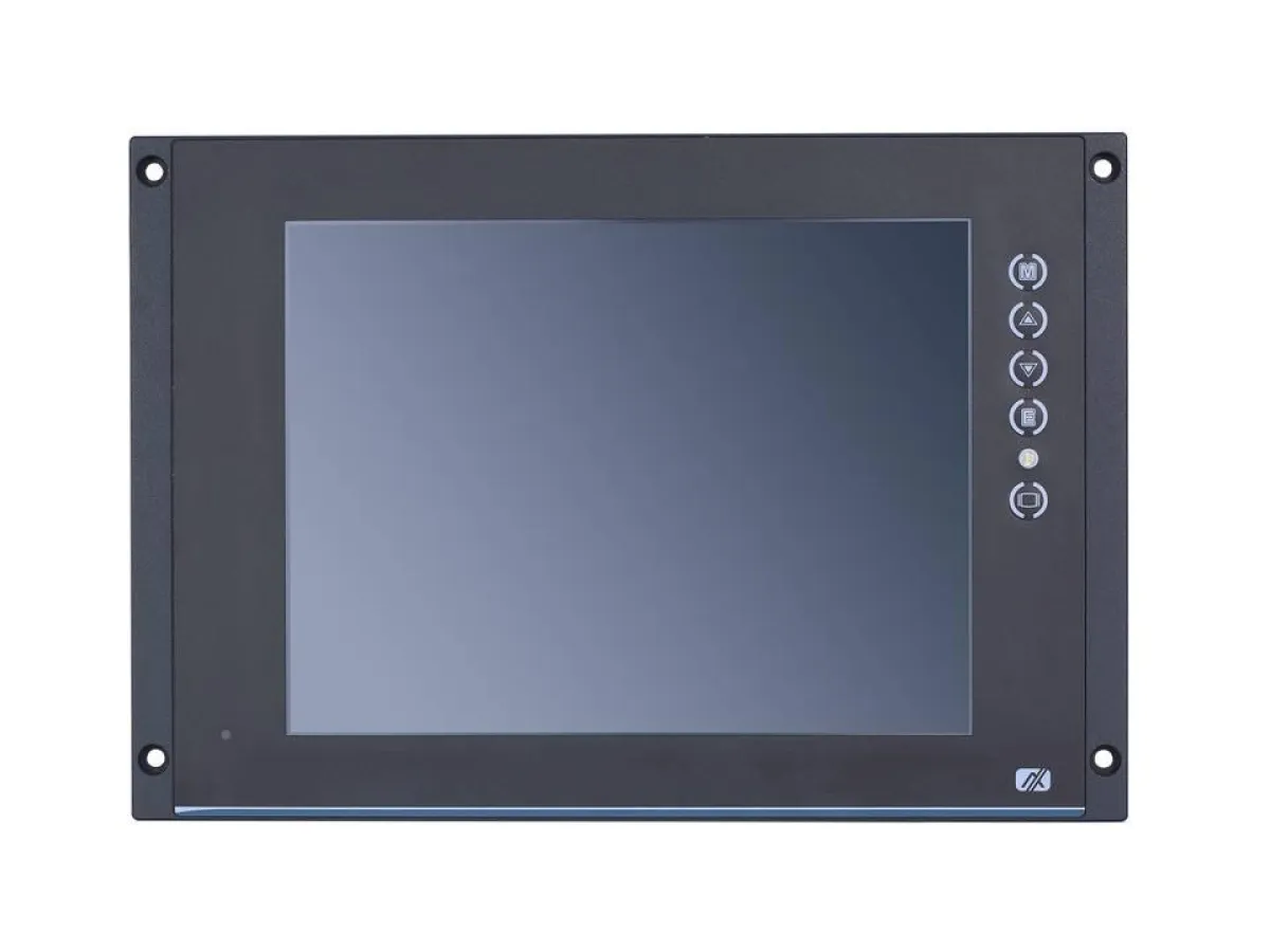 AXIOMTEKs P6105 10.4 Zoll TFT LCD Display mit resistivem Touchscreen und EN50155-Zertifizierung