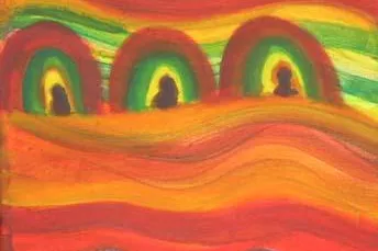Bild: Menschen im Versteck - Ausstellung von Christine Rohrbach in Hannover