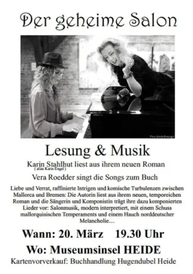 Der geheime Salon: Lesung, Musik und Tanz Bild: Der geheime Salon: Lesung, Musik und Tanz