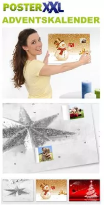 Bild: posterXXL: Exklusiver individueller Foto-Adventskalender zum selbst gestalten