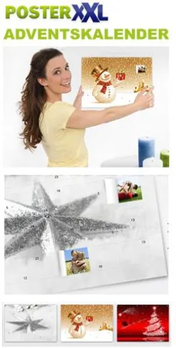 Bild: posterXXL: Exklusiver individueller Foto-Adventskalender zum selbst gestalten