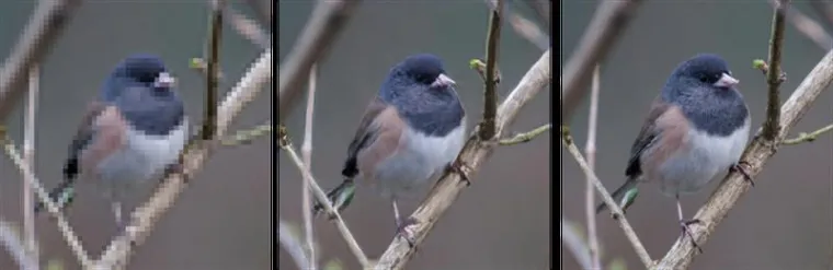 From small to not so pixel-perfect large Bild: From small to not so pixel-perfect large