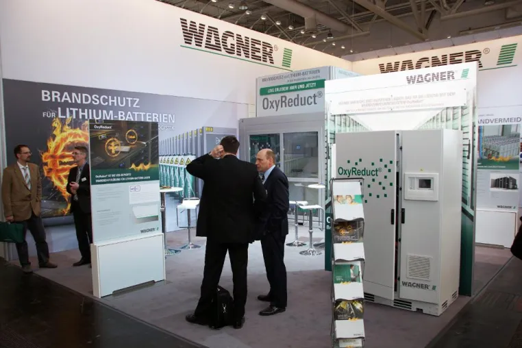 Bild: WAGNER zeigt sich zufrieden mit Messedebüt auf der Hannover Messe / MobiliTec