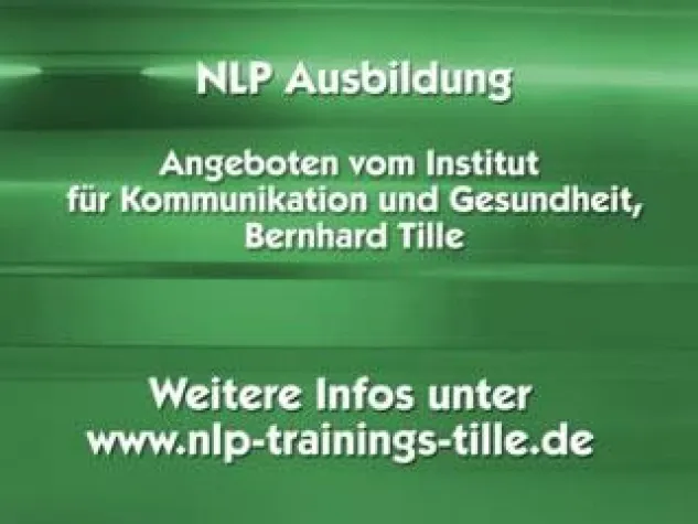 Bild: Video zu NLP-Ausbildung und Lerninhalten