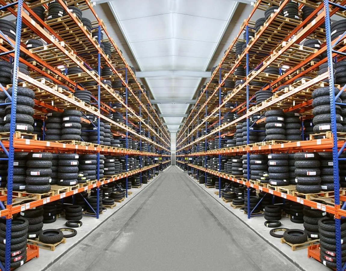 Hochregallager Reifen Krupp