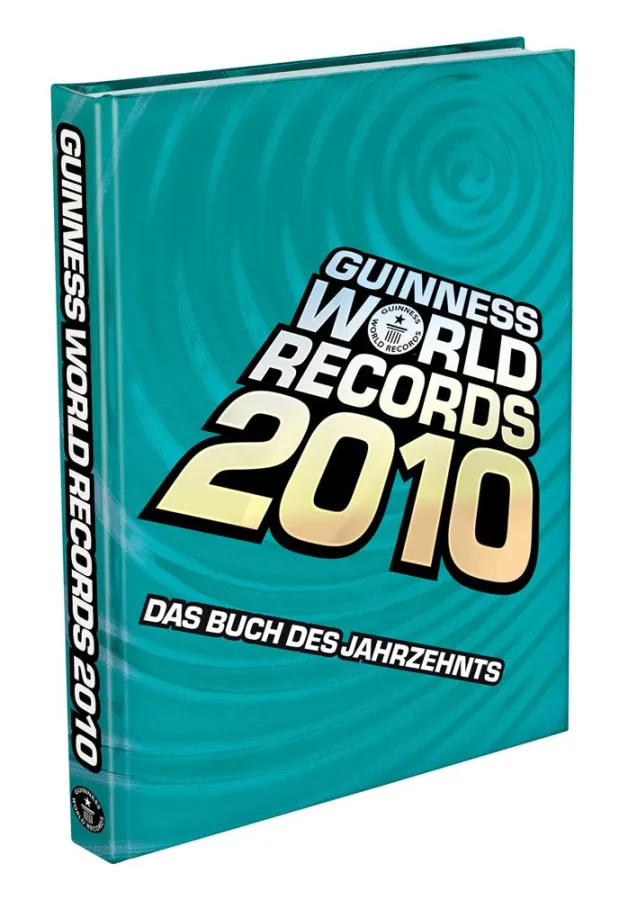 Ab September im Buchhandel erhältlich: GUINNESS WORLD RECORDS 2010 - Das Buch des Jahrzehnts