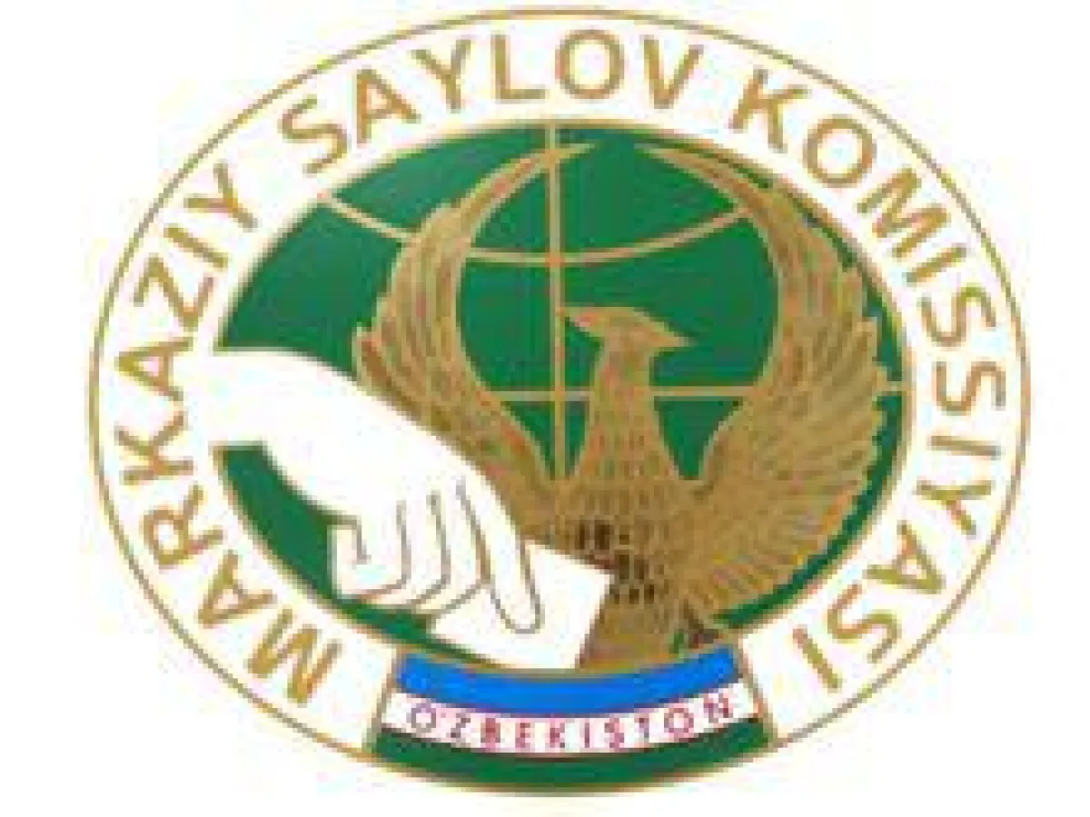 Logo der Zentralen Wahlkommission Usbekistans