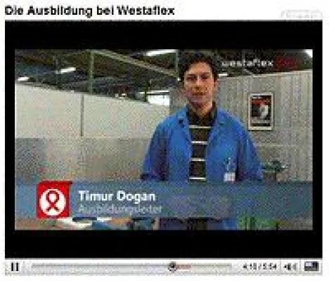 Bild: Bewerbung 2.0 bei Westaflex