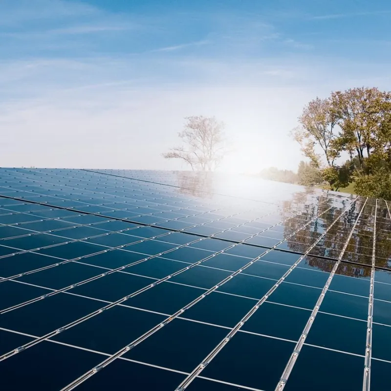 Photovoltaikanlage, die von RenoSolar installiert wurde und selbst betrieben wird