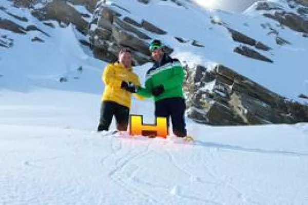 Bild: Thomas Sykora am Start für Huber Reklametechnik