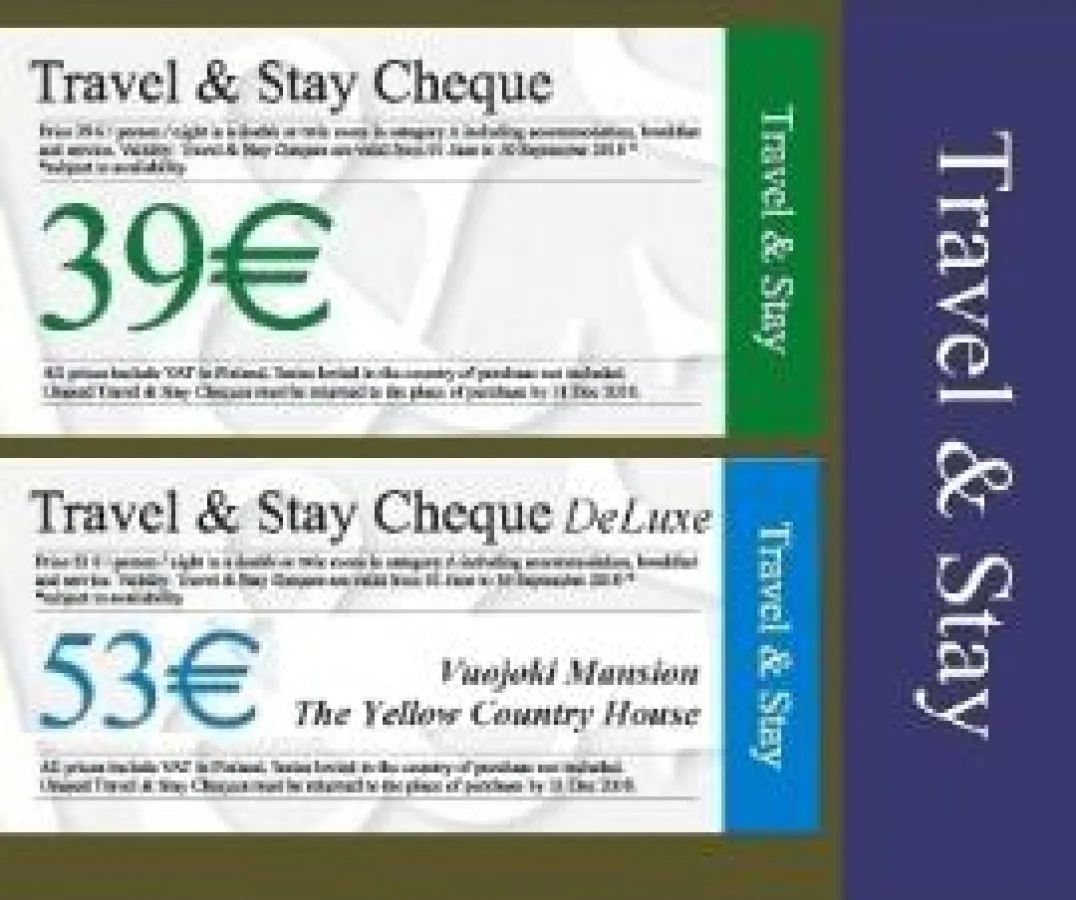 Travel & Stay Cheque der finnischen Sokos Hotel-Kette