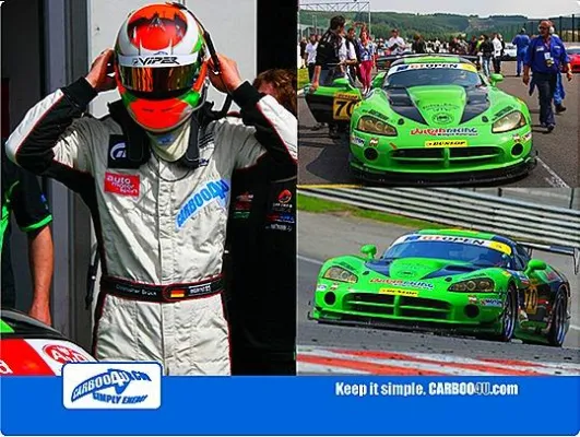 Bild: Carboo4U Sporternährung und Motorsportler Christopher Brück arbeiten künftig eng zusammen