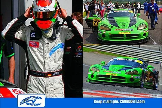 Carboo4U Sporternährung und Motorsportler Christopher Brück arbeiten künftig eng zusammen Bild: Carboo4U Sporternährung und Motorsportler Christopher Brück arbeiten künftig eng zusammen