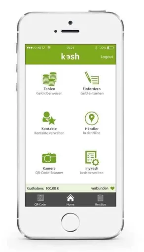 Bild: Mobiles Bezahlsystem kesh garantiert deutsche Sicherheitsstandards