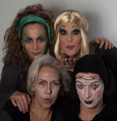 Richtig Karneval feiern mit einem beeindruckenden Make-up Bild: Richtig Karneval feiern mit einem beeindruckenden Make-up