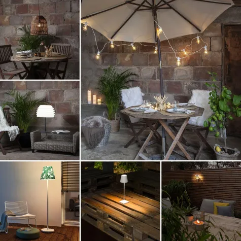 Gute-Laune-Leuchten für die Sommerterrasse – Lichttrends von Lampenwelt.de Bild: Gute-Laune-Leuchten für die Sommerterrasse – Lichttrends von Lampenwelt.de