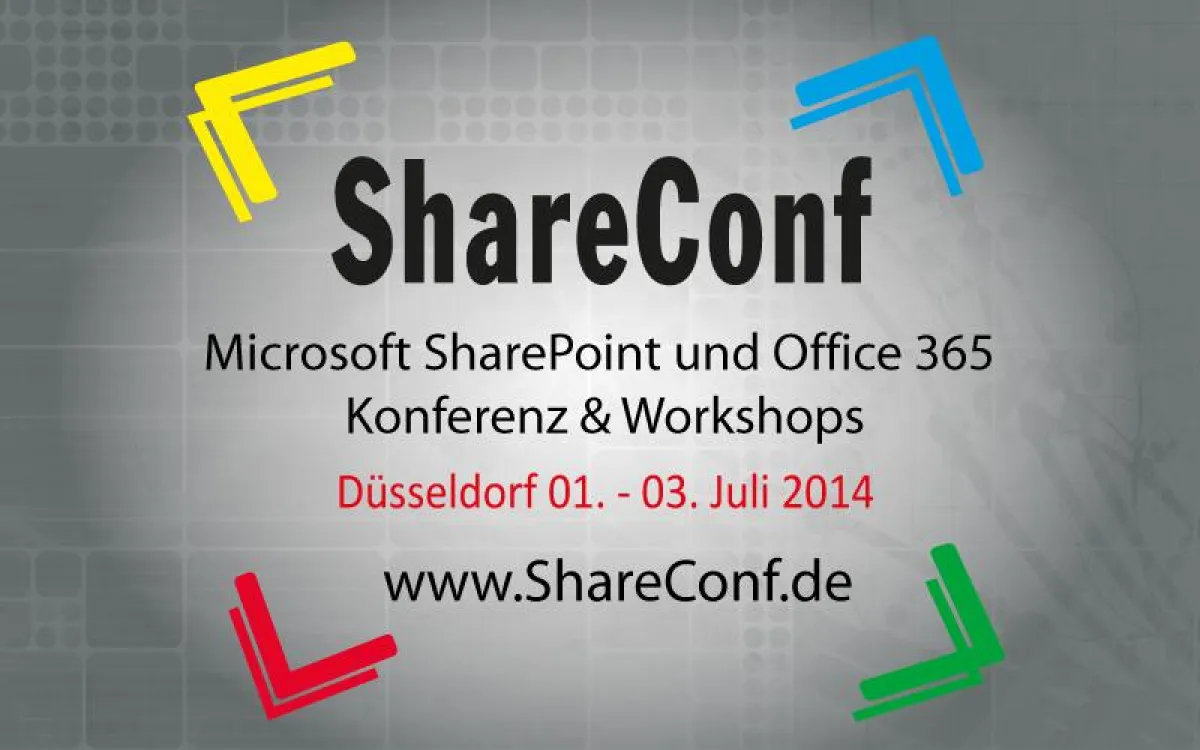 ShareConf 2014 - Die Konferenz zu Microsoft SharePoint und Office 365
