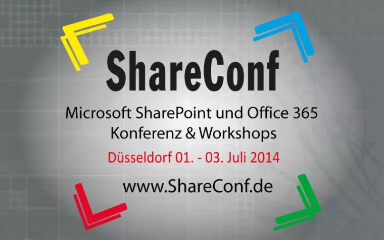 Bild: ShareConf 2014 - Die Konferenz zu Microsoft SharePoint und Office 365
