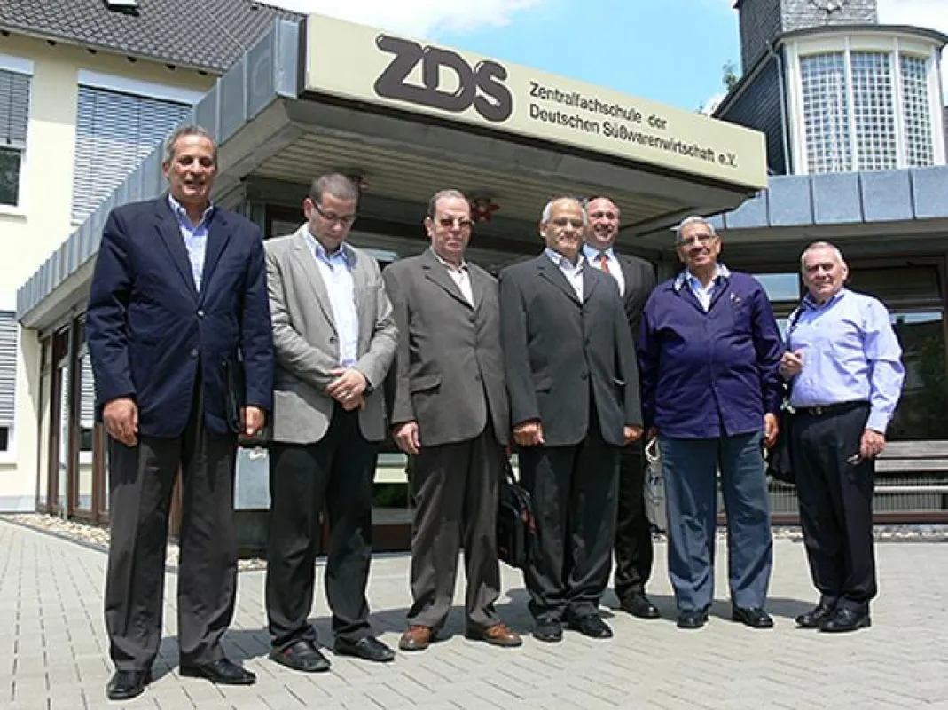 Stimmung wie das Wetter: Die ägyptische Delegation vor der ZDS
