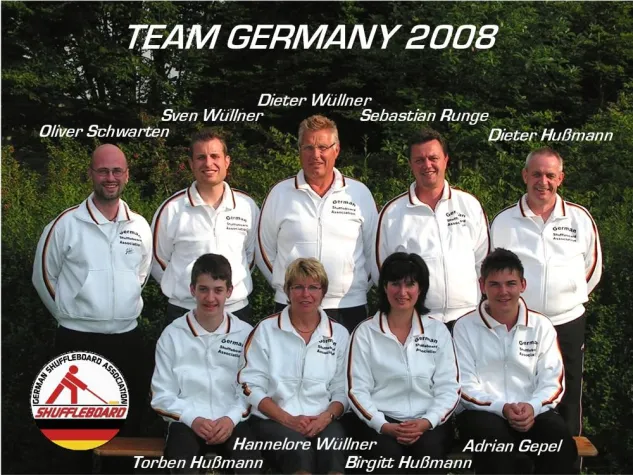 Shuffleboard Team Germany 2008 Bild: Shuffleboard Team Germany 2008