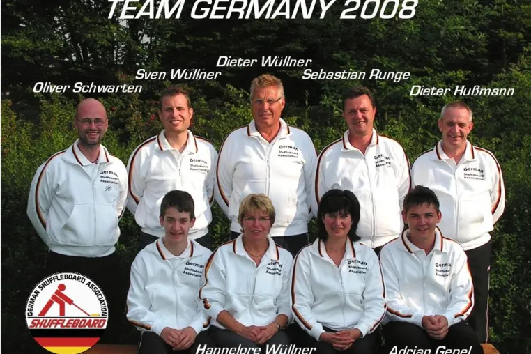 Bild: Shuffleboard Team Germany 2008