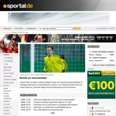 Bild: InteractiveMedia gewinnt sportal.de