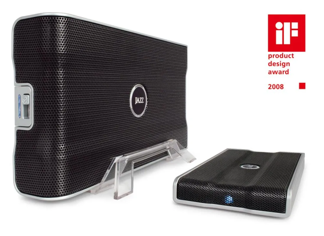 Enermax Jazz 2,5 Zoll und 3,5 Zoll Festplatten-Gehäuse