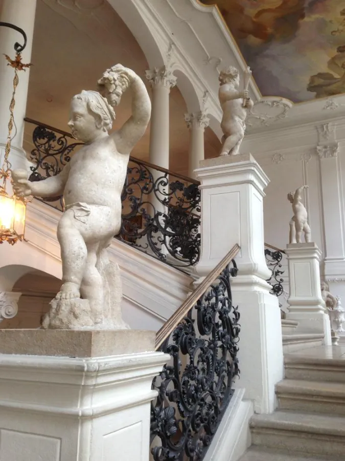 Das Treppenhaus der barocken Residenz Eichstätt (Foto: Andreas Meixner)