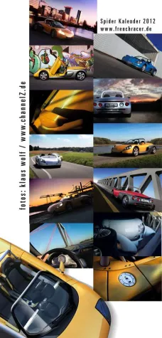 Bild: Renault Sport Spider Kalender 2012: Die Legende beginnt jetzt