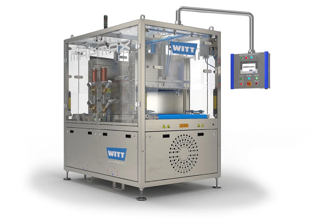 LEAK-MASTER MAPMAX zur Inline-Dichtheitsprüfung von Schutzatmosphäre-Verpackungen (© WITT-Gasetechnik)