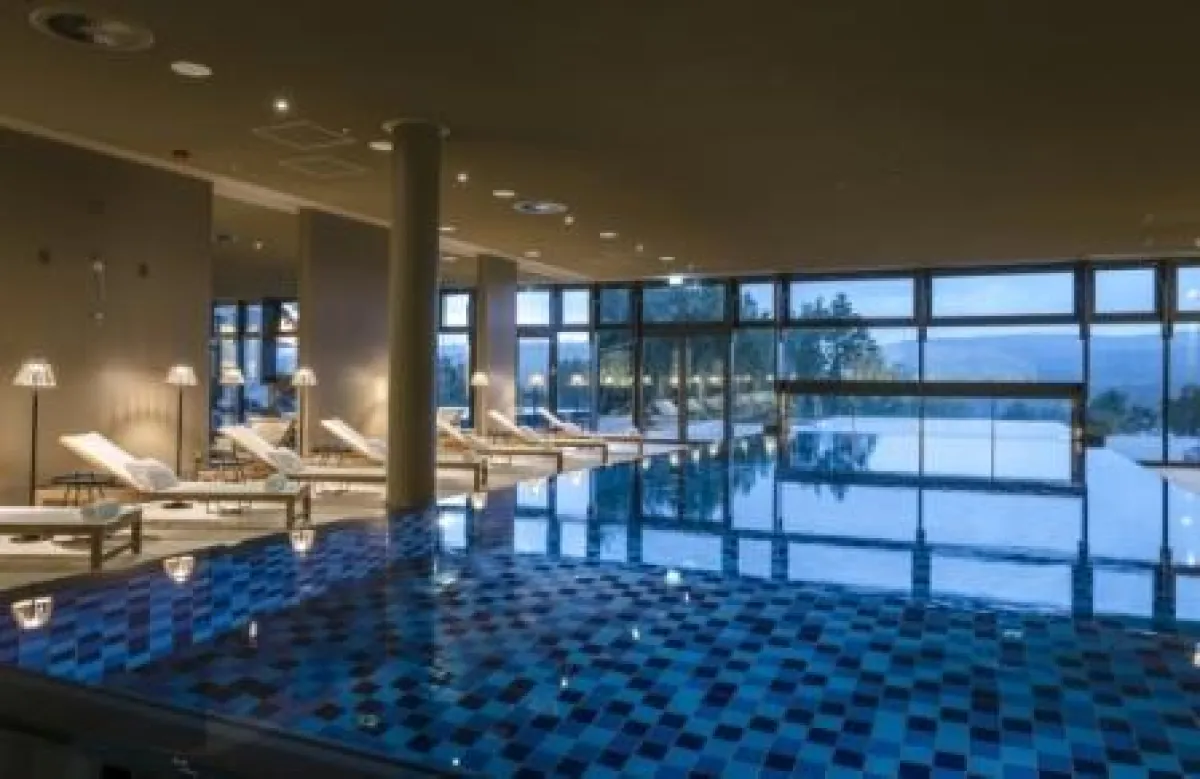 Der Infinity Pool im Spa-Bereich